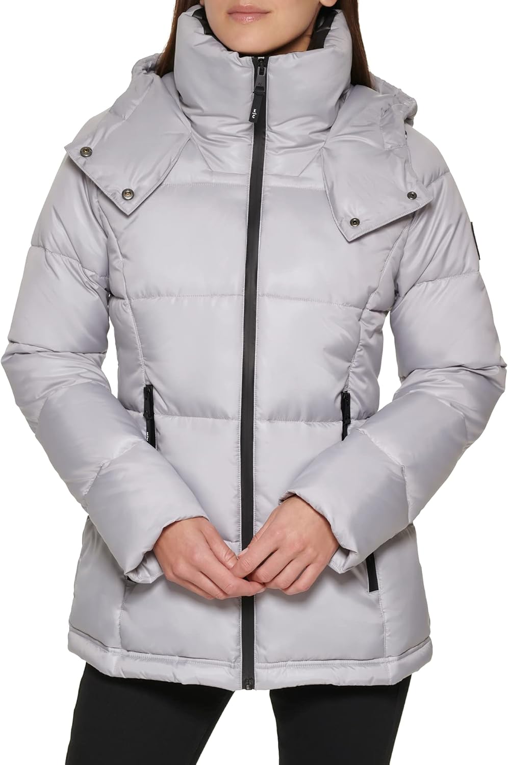 Women Heavy Weight Stand Collar Down Puffer Jacket