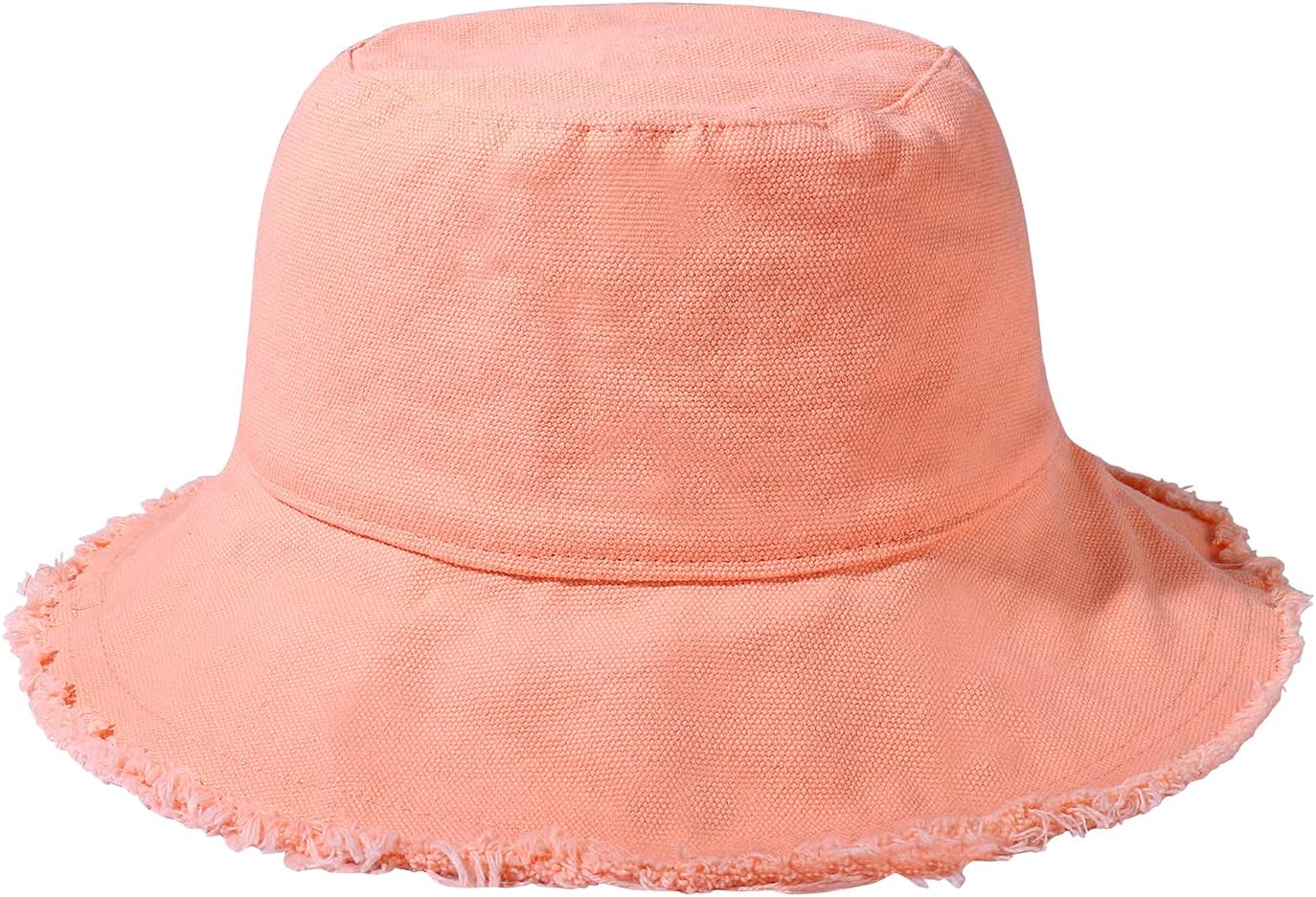 Sun Hats for Women Summer Casual Wide Brim Cotton Bucket Hat Beach Vacation Travel Accessories